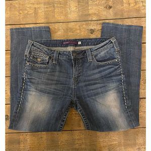 Vigoss Collection Embroidered Women’s Jeans Size 13/14